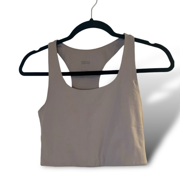 Girlfriend Collective Women's Brown Route Bella Scoop Tank Sports Bra Size Small - Picture 7 of 7